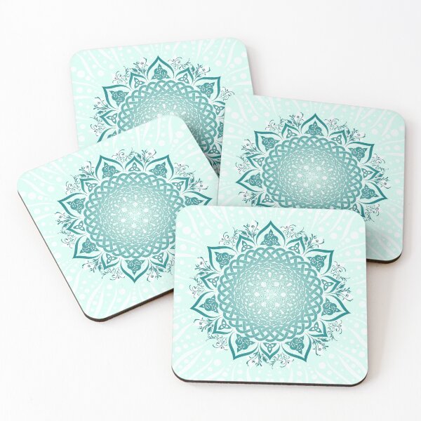 Item preview, Dotted Celtic Knotwork Lotus Mandala designed and sold by kernowerno.