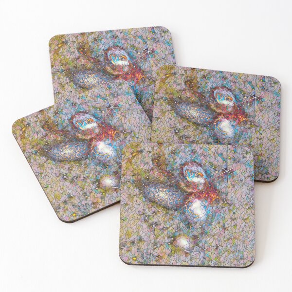 Item preview, Artistic Mosaic of NASA JWST Stephan's Quintet Imagery designed and sold by st0n0ga.