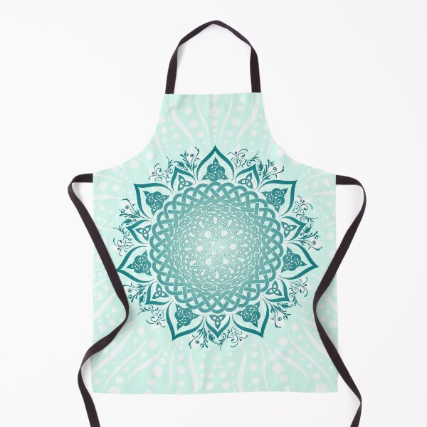Item preview, Dotted Celtic Knotwork Lotus Mandala designed and sold by kernowerno.