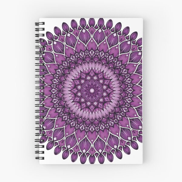 Item preview, Mandala Inspired Design in Colors #14 - Purple designed and sold by ZenDrawings.