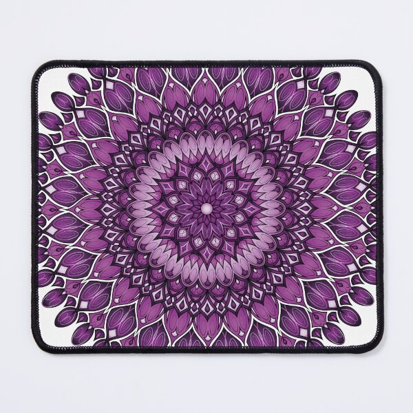 Item preview, Mandala Inspired Design in Colors #14 - Purple designed and sold by ZenDrawings.