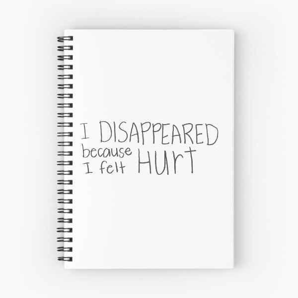 Item preview, I disappeared because I felt hurt designed and sold by gruntledca.