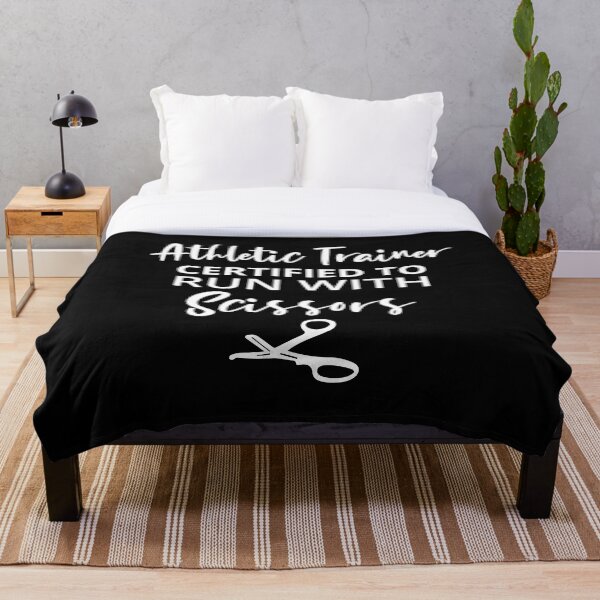 Item preview, Athletic Trainer Certified to Run with Scissors, Funny Athletic Trainer. designed and sold by AAMDesigns.