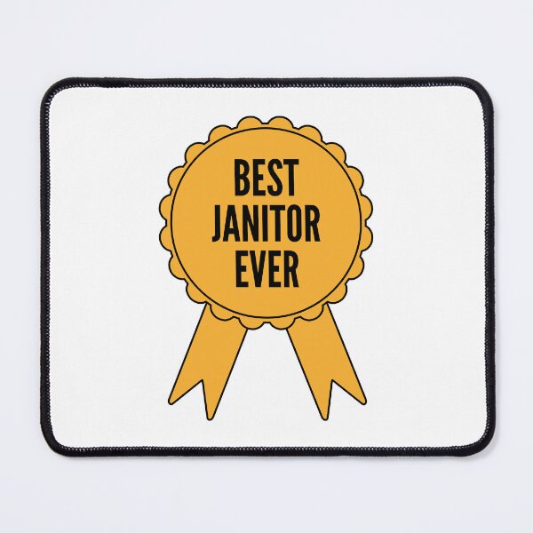 Item preview, Best Janitor Ever Gold Medal Achievement designed and sold by SVPOD.