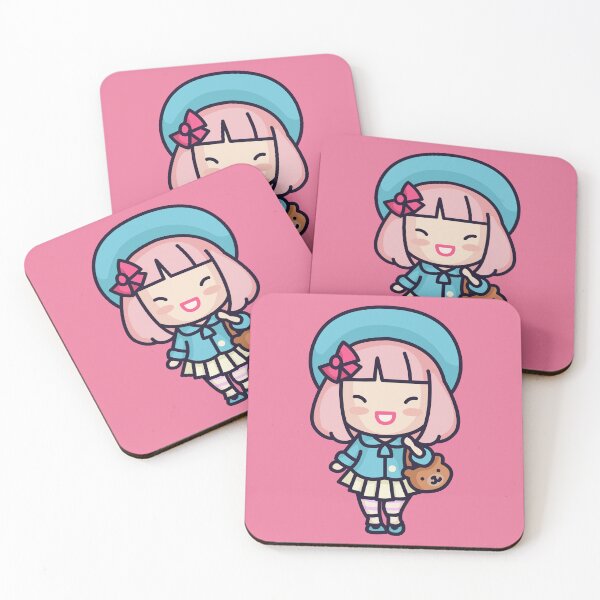 Item preview, Kawaii Cute Japanese Hipster Girl Cartoon designed and sold by TwoTenDesign.