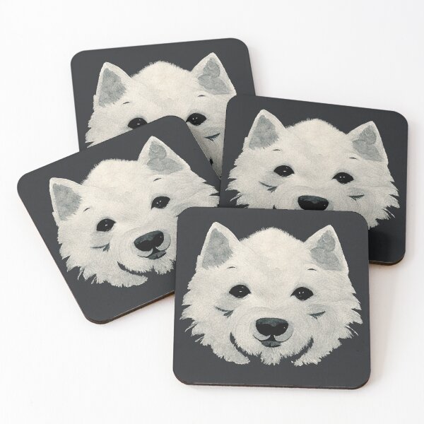 Item preview, Adorable Samoyed Dog Illustration designed and sold by ThePurpleMelon.