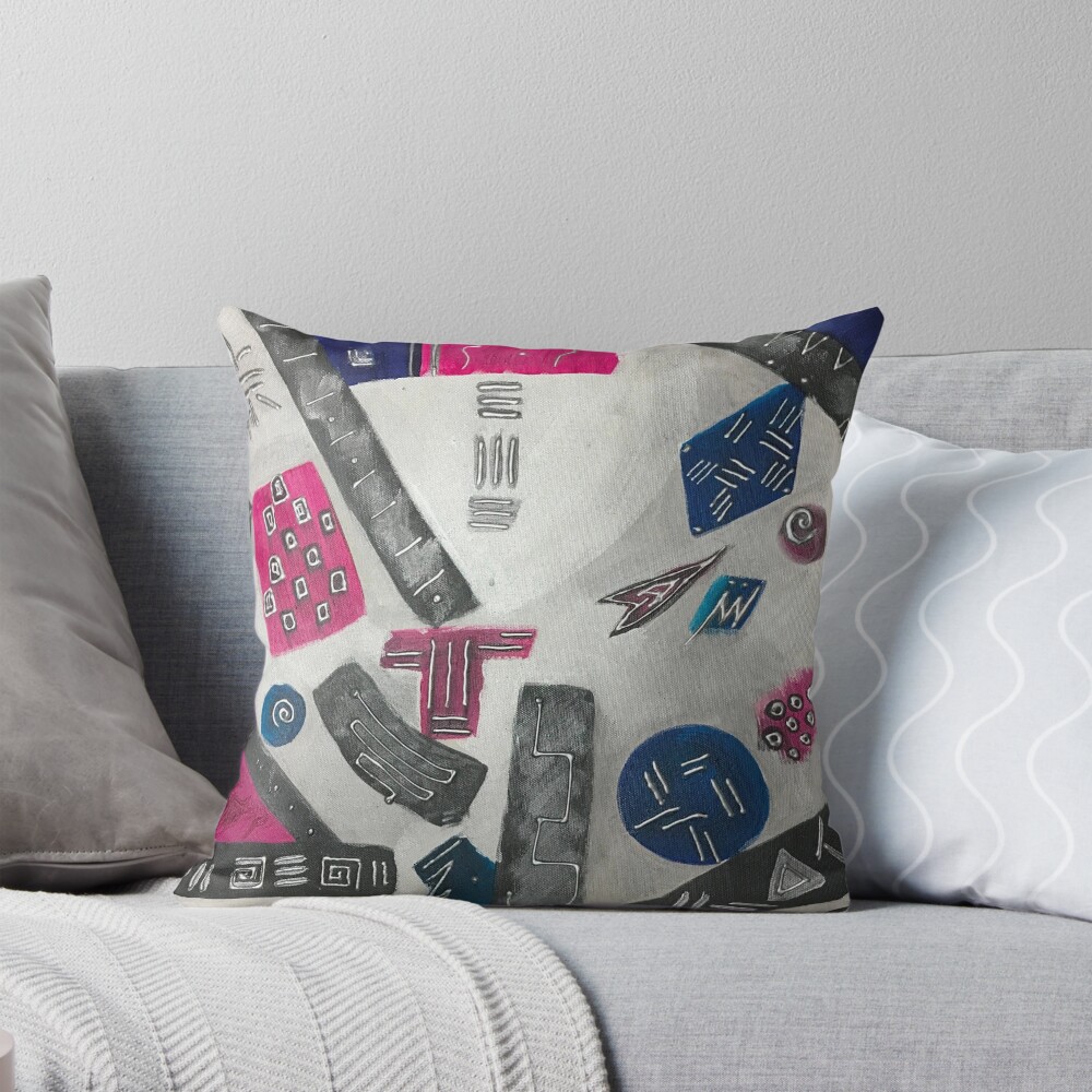 Item preview, Throw Pillow designed and sold by Cyborwhat.