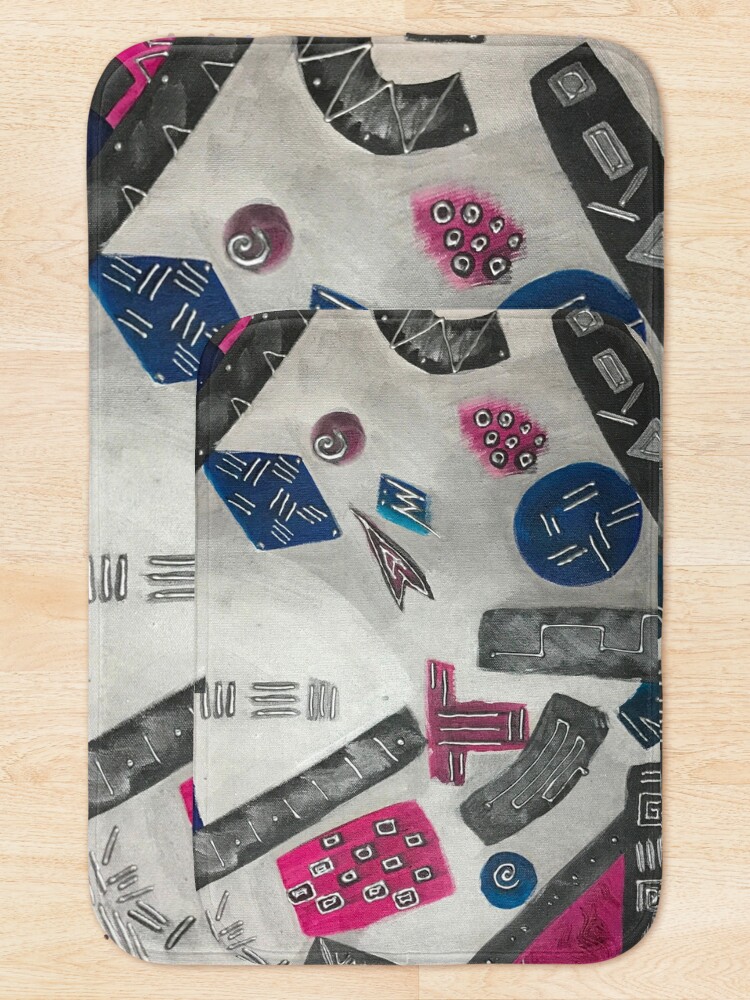 Thumbnail 5 of 6, Bath Mat, Titanium designed and sold by Cyborwhat.