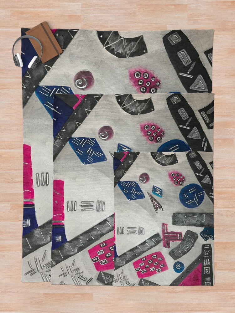 Thumbnail 5 of 6, Throw Blanket, Titanium designed and sold by Cyborwhat.
