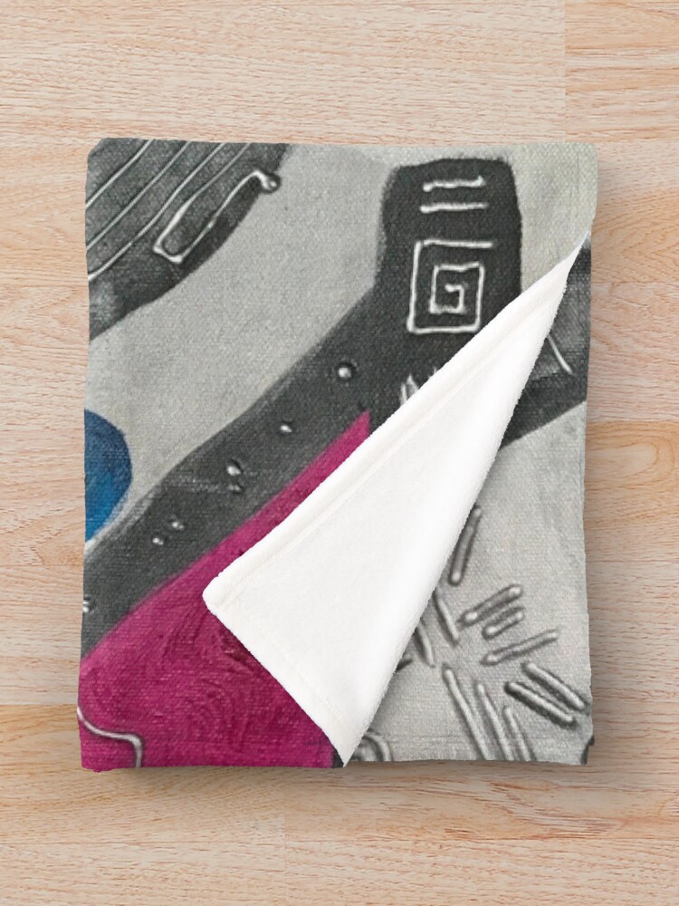 Thumbnail 3 of 6, Throw Blanket, Titanium designed and sold by Cyborwhat.