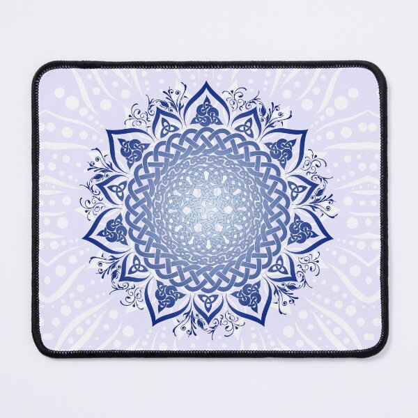 Item preview, Dotted Celtic Knotwork Lotus Mandala II designed and sold by kernowerno.