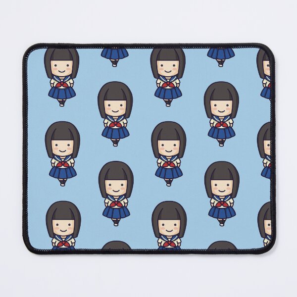 Item preview, Kawaii Cute Japanese School Girl Cartoon designed and sold by TwoTenDesign.