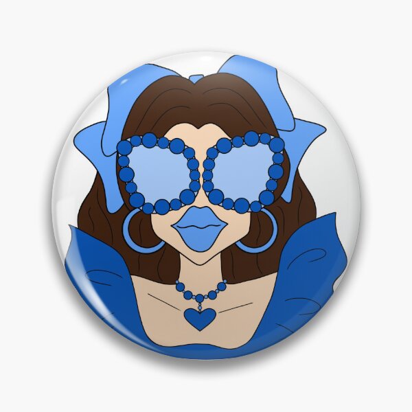 Item preview, blue funky girl 3.0 designed and sold by Anna Buse.