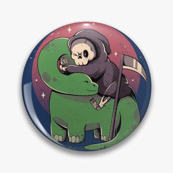 Item preview, Forever Together - Cute Grim Reaper Dino Gift designed and sold by EduEly.