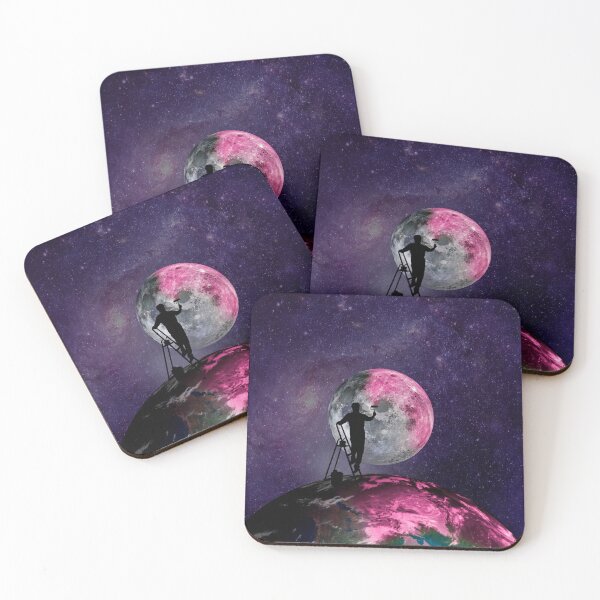 Aperçu de l'œuvre géorgie okeeffe lune rose au-dessus de l'eau créée et vendue par ApurwaArtShop.