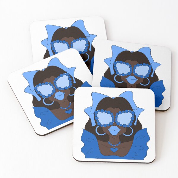 Item preview, blue funky girl 4 designed and sold by Anna Buse.