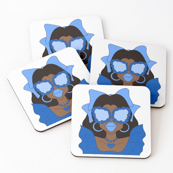Item preview, blue funky girl 5 designed and sold by Anna Buse.