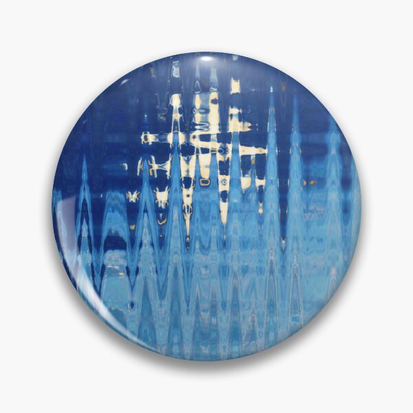 Item preview, Coastal Abstract Ocean Lines in Blue Shades Water Aesthetic Reflection 1 of 4 designed and sold by Beachy.