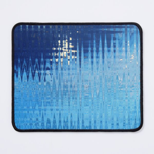 Item preview, Coastal Abstract Ocean Lines in Blue Shades Water Aesthetic Reflection 1 of 4 designed and sold by Beachy.