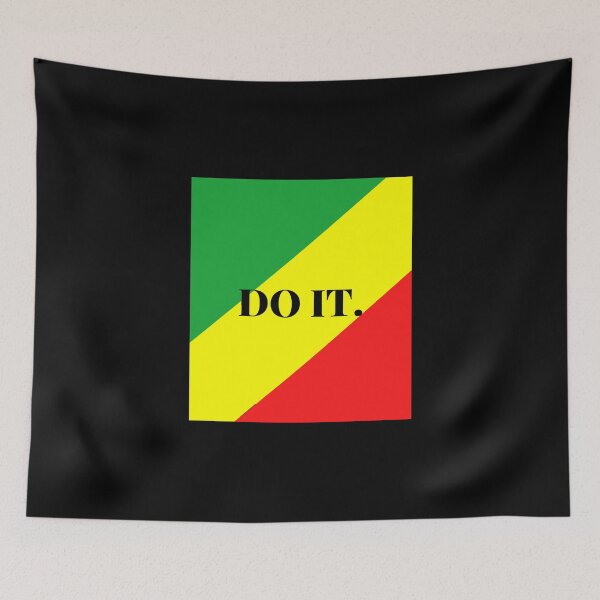 Item preview, Inspirational words: Do IT. (African flag) designed and sold by AfricanProverbs.