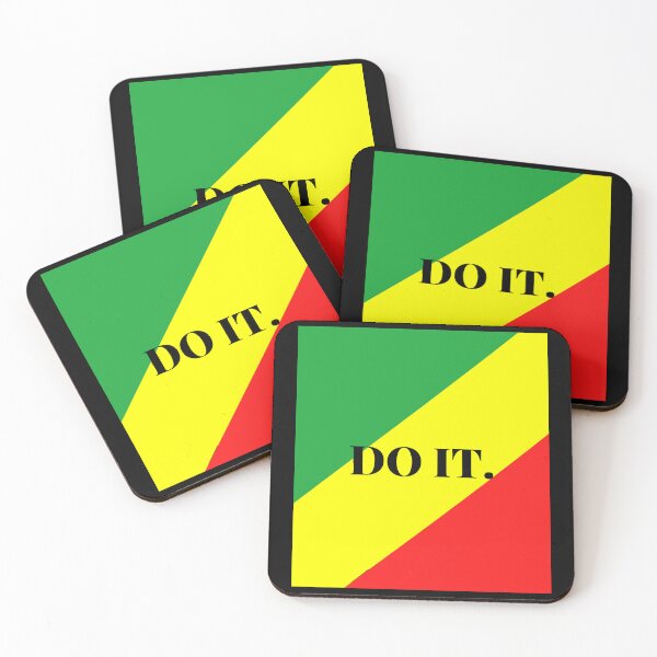 Item preview, Inspirational words: Do IT. (African flag) designed and sold by AfricanProverbs.