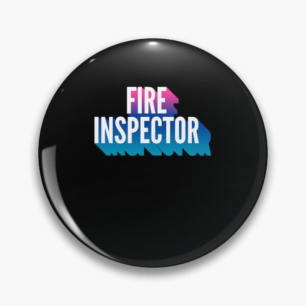 Item preview, Fire inspector With Long Gradient Shadow designed and sold by SVPOD.