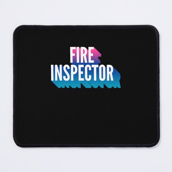Item preview, Fire inspector With Long Gradient Shadow designed and sold by SVPOD.