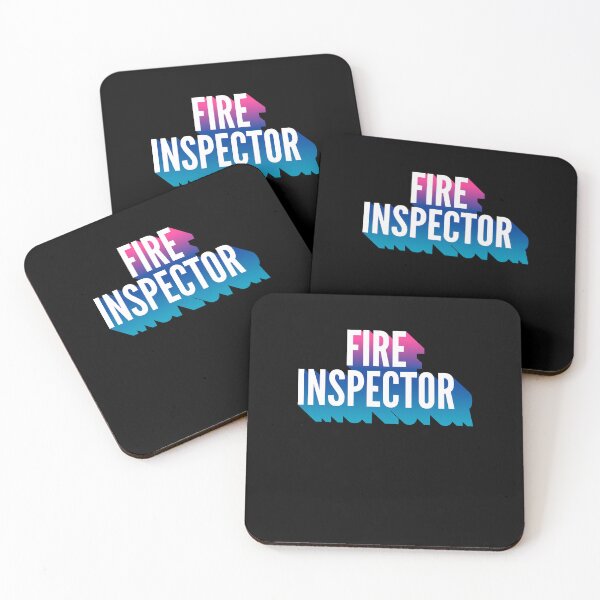 Item preview, Fire inspector With Long Gradient Shadow designed and sold by SVPOD.