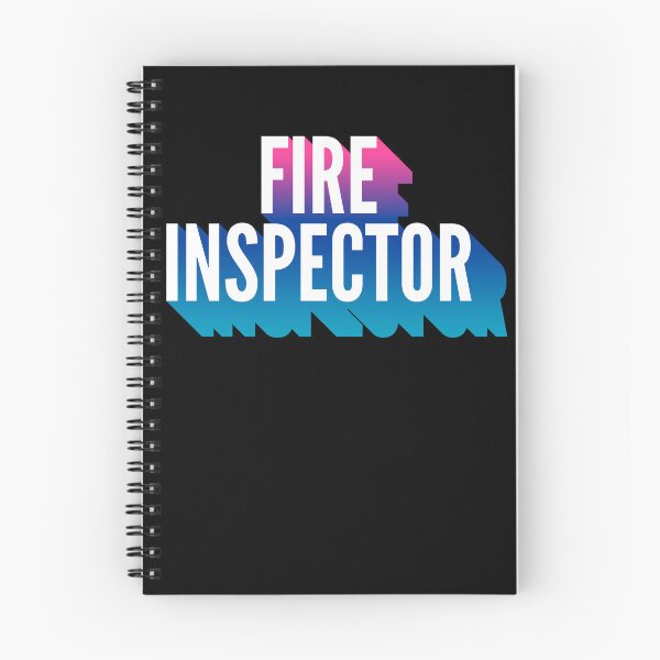 Item preview, Fire inspector With Long Gradient Shadow designed and sold by SVPOD.