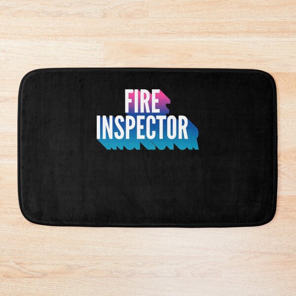 Item preview, Fire inspector With Long Gradient Shadow designed and sold by SVPOD.