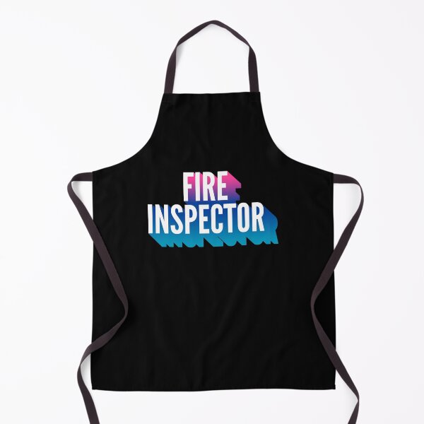 Item preview, Fire inspector With Long Gradient Shadow designed and sold by SVPOD.