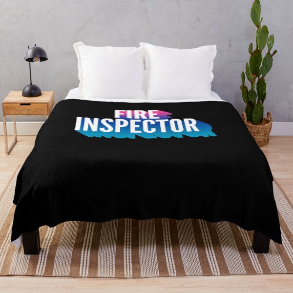 Item preview, Fire inspector With Long Gradient Shadow designed and sold by SVPOD.