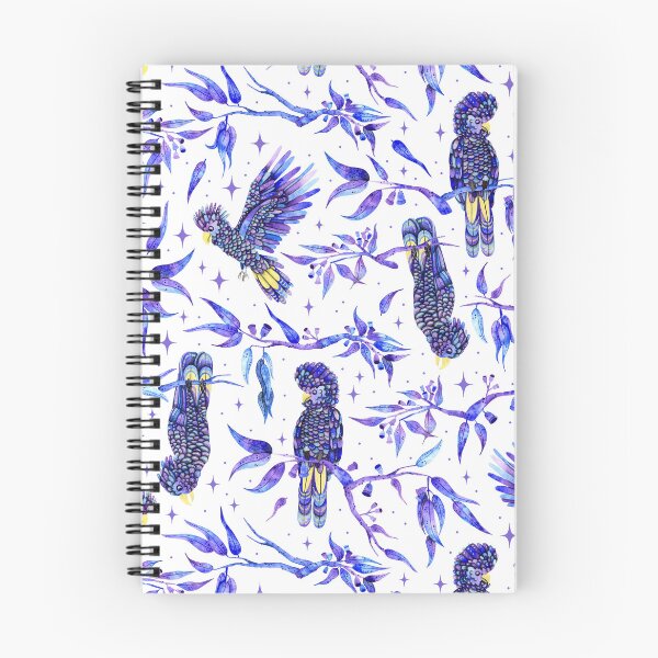 Item preview, Copy of Black Cockatoos Amongst Gum Trees on White designed and sold by KConfetti.