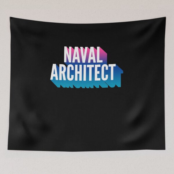 Item preview, Naval Architect With Long Gradient Shadow designed and sold by SVPOD.