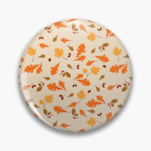 Item preview, Retro vintage autumn leaves pattern  designed and sold by AKart19.