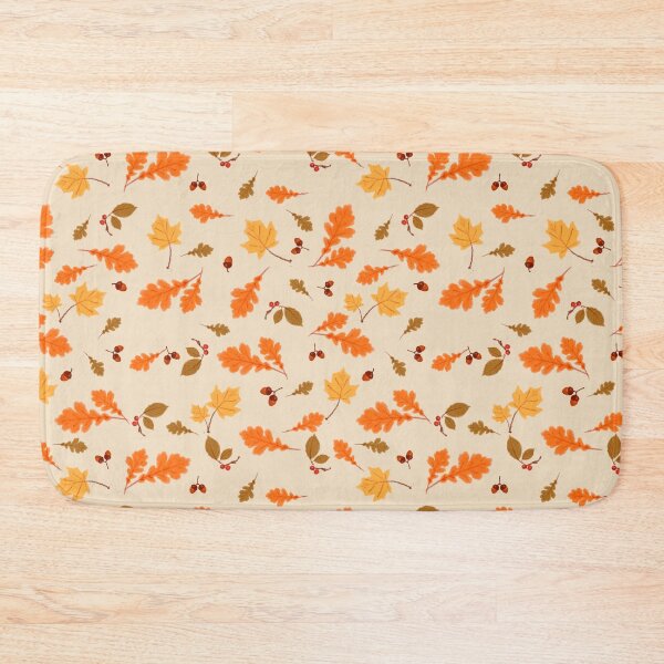 Item preview, Retro vintage autumn leaves pattern  designed and sold by AKart19.