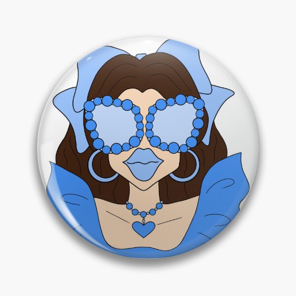 Item preview, light blue funky girl 3 designed and sold by Anna Buse.