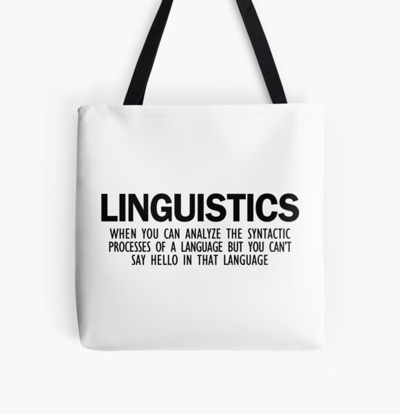 Item preview, Linguistics: Can't Say Hello in That Language designed and sold by gembers.