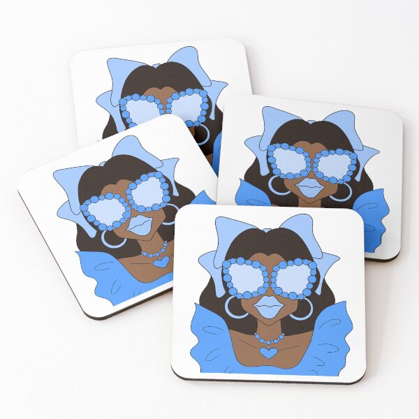 Item preview, light blue funky girl 4 designed and sold by Anna Buse.