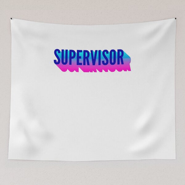 Item preview, Supervisor With Long Gradient Shadow designed and sold by SVPOD.