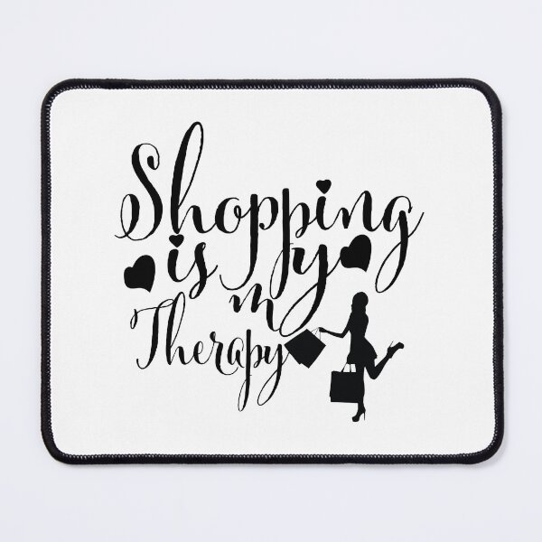 Item preview, shopping is my therapy t-shirt designed and sold by Herodz.