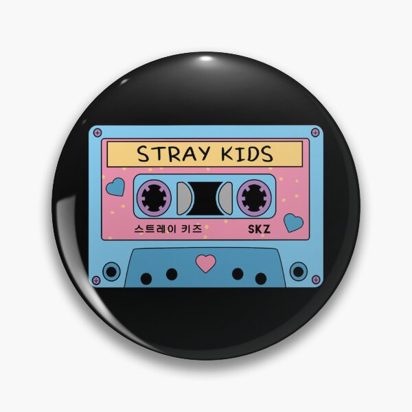 Item preview, STRAY KIDS Cute Retro Pastel Cassette Tape Blue Pink designed and sold by NICRICE.