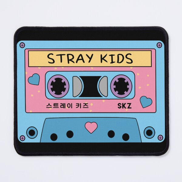 Item preview, STRAY KIDS Cute Retro Pastel Cassette Tape Blue Pink designed and sold by NICRICE.