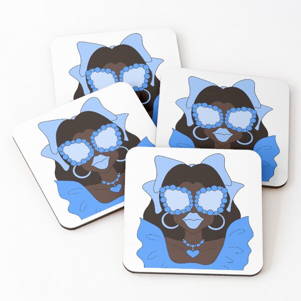 Item preview, light blue funky girl 5 designed and sold by Anna Buse.