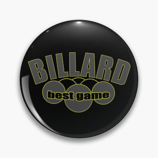 Item preview, Billiard Best Game, billiard motif for 10-ball, 9-ball and 8-ball pool players, billiard players designed and sold by ChrUzDesigner.