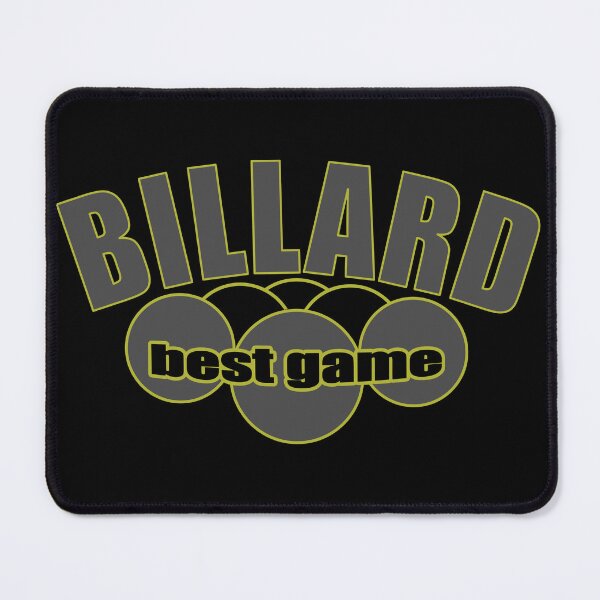 Item preview, Billiard Best Game, billiard motif for 10-ball, 9-ball and 8-ball pool players, billiard players designed and sold by ChrUzDesigner.