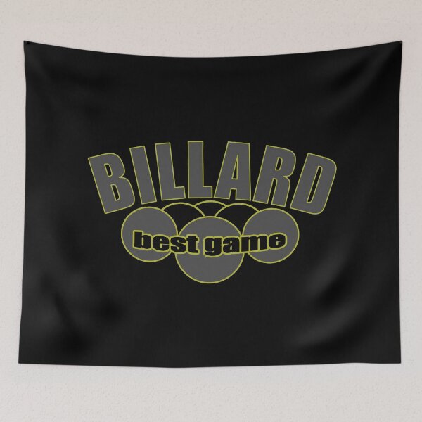 Item preview, Billiard Best Game, billiard motif for 10-ball, 9-ball and 8-ball pool players, billiard players designed and sold by ChrUzDesigner.