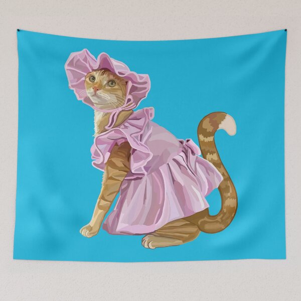 Item preview, Girly Ginger Kitty Dress Up Time designed and sold by Deborah Camp.