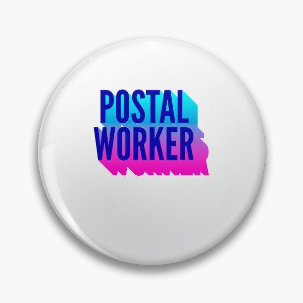 Item preview, Postal Worker With Long Gradient Shadow designed and sold by SVPOD.