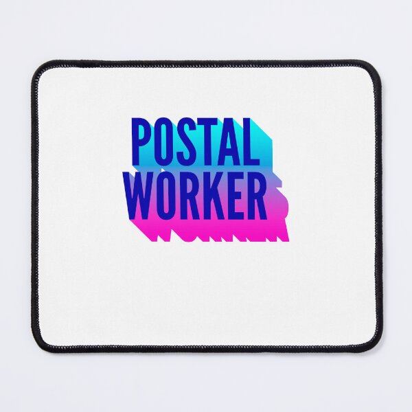 Item preview, Postal Worker With Long Gradient Shadow designed and sold by SVPOD.